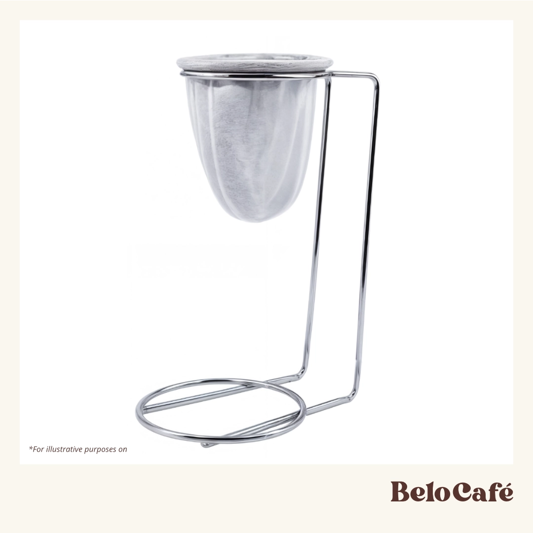 Mini Coador de Café de Pano com Haste em Inox